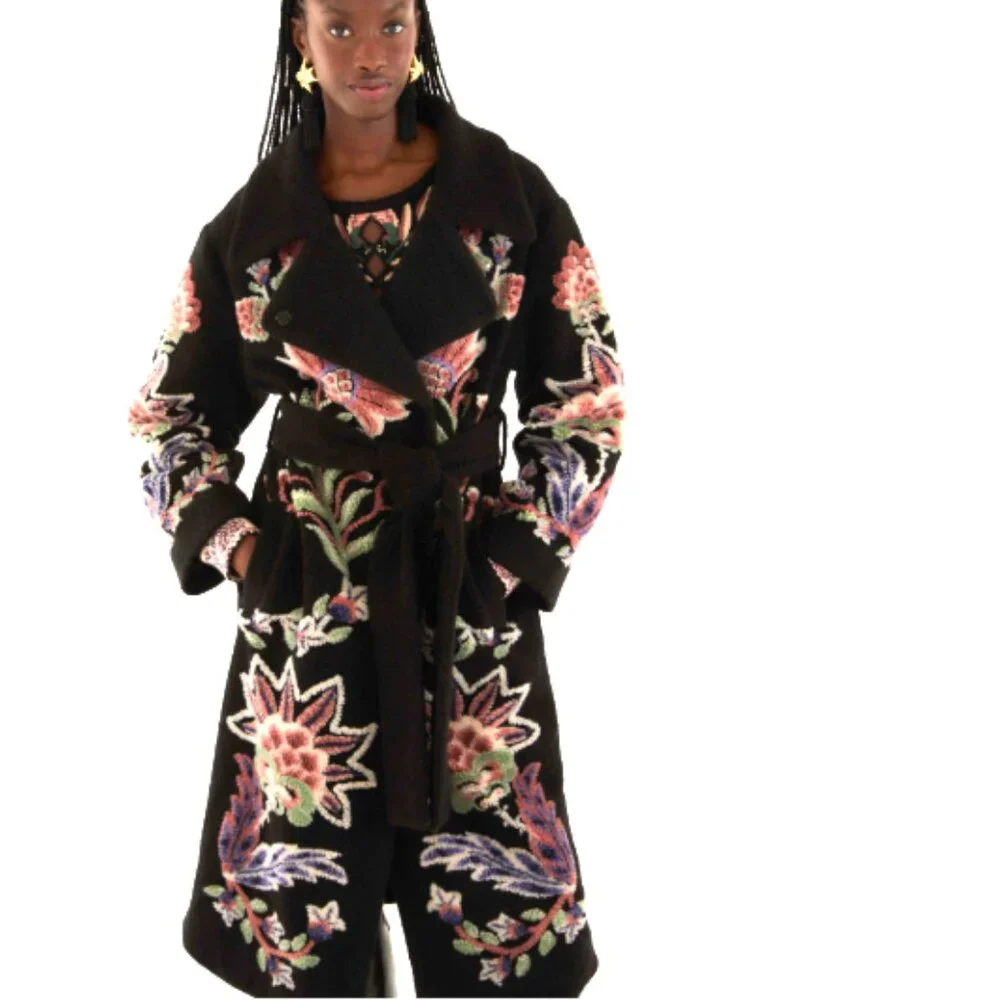 FARM Rio Marvelous Garden Fleece Coat - Picture 2 of 16